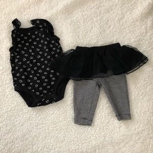 Carter’s NWOT 🖤🤍 Outfit